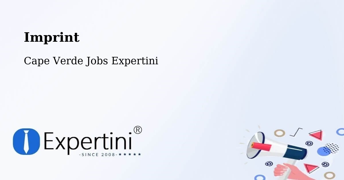 Imprint – Cape Verde - Cape Verde Jobs Expertini