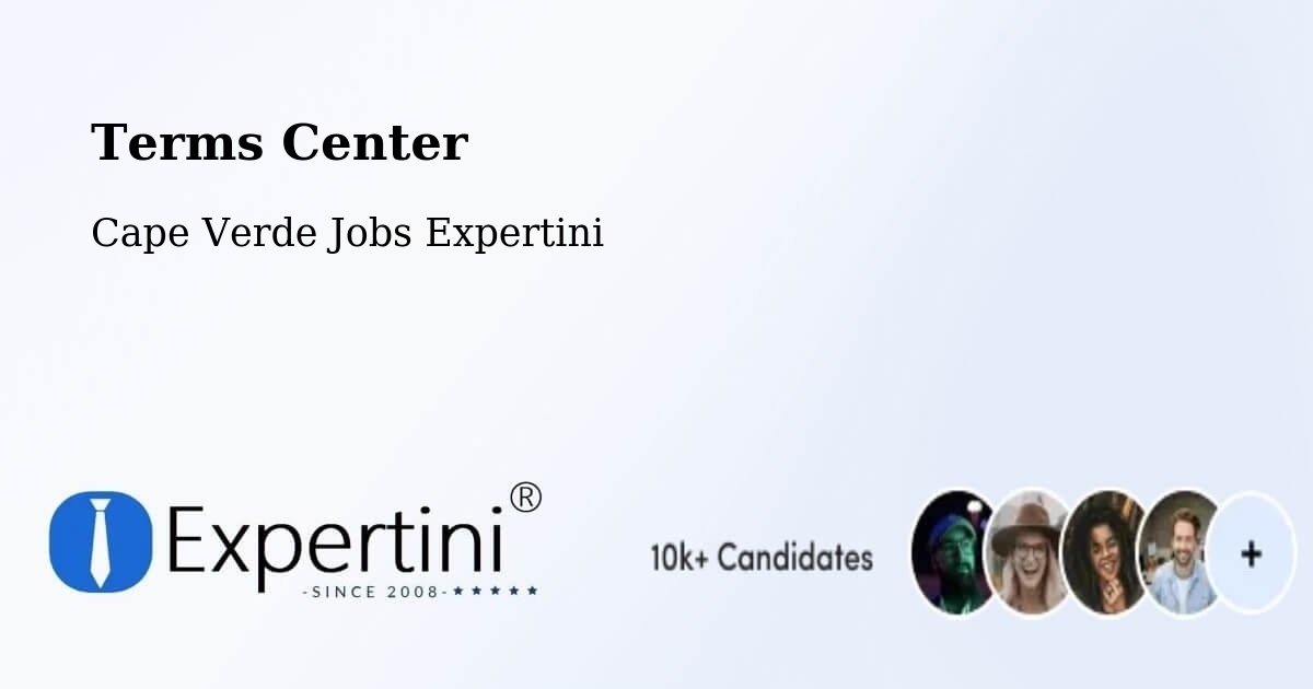 Terms of Service – Cape Verde - Cape Verde Jobs Expertini